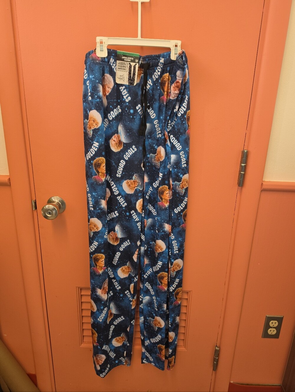 NWT The Golden Girls Men's Sleep Pants XL(40-42) Comfy Lounge Pajamas Bioworld